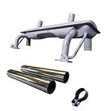 Kit Escapamento Traseiro Ponteiras Fusca 1 3 1 5 1 6 55 86
