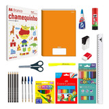Kit Escolar 1 ano Fundamental Completo 22 Peças Faber castel