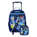 Kit Escolar Brancoala Games Mochila De Rodas Lancheira