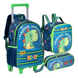 Kit Escolar Dino Mochila