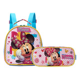 Kit Escolar Minnie Lancheira