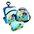 Kit Escolar Mochila Rodinha Lancheira Estojo Sonic World