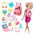 Kit Escolar P/ Boneca Barbie Miniatura Casa Acessórios Susi