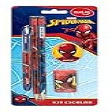 Kit Escolar Spiderman Blister Com 5 Itens Molin 5180 Multicor