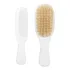 Kit Escova E Pente Branco Cerdas Naturais 08243 Buba