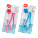 Kit Escova E Pinca Para Mamadeira Buba