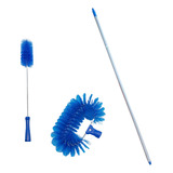 Kit Escova Limpeza Resfriador Leite Agranel Com Cabo Ordenha