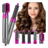 Kit Escova Secadora Alisadora Modela 5 Em 1 Pronta Entrega