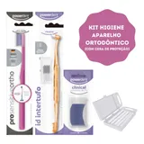 Kit Escovas Aparelho Ortodontico