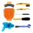 Kit Escovas Completo Para Limpeza Bicicleta Bike 8 Peças
