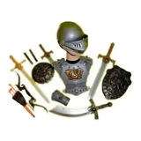 Kit Escudo Espada Elmo Medieval Gladiador