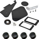Kit Escudo Guitarra Les Paul Knobs Molduras Placa Traseira