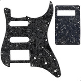 Kit Escudo Guitarra Strato Hss Placa Traseira Perolado