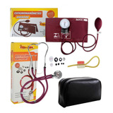 Kit Esfigmomanômetro Estetoscópio Rappaport Cores Premium