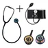 Kit Esfigmomanômetro Pamed   Estetoscópio Eternity Luxo Bic Cor Preto Black Rainbow