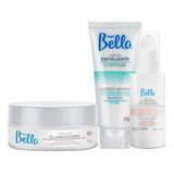 Kit Esfoliante Máscara Sérum Clareador Axila Depil Bella