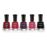 Kit Esmalte Diamond Gel Risque 5 Cores Escuras 9 5ml