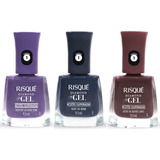 Kit Esmalte Diamond Gel Risque Noites