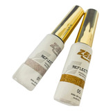 Kit Esmalte Gel Reflexivo Ponta Fina 2 Cores Para Decoração