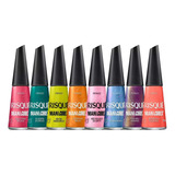 Kit Esmaltes Risqué Manicores Nova Coleção Completa 8 Cores 8ml