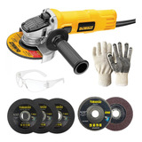 Kit Esmerilhadeira Lixadeira 4.1/2'' 110v Dwe4020 Dewalt