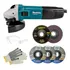 Kit Esmerilhadeira Lixadeira 4.1/2'' 110v M9510b Makita