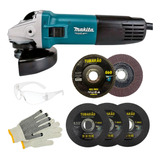Kit Esmerilhadeira Lixadeira 4.1/2'' 220v M9510b Makita