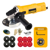 Kit Esmerilhadeira Lixadeira Angular Dewalt Disco Inox 800w