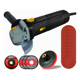 Kit Esmerilhadeira Lixadeira Profissional 4 1 2 C Acessório