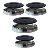 Kit Espalha Chamas Com Queimador Cooktop Fischer 4 Bocas