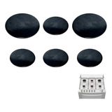 Kit Espalhador Tampa Fogão Electrolux 76 6 Bocas 2 Gd 4 Pq