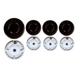 Kit Espalhador Tampa Queimador Peças Fogão Fisher 4 Bocas