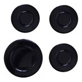 Kit Espalhadores Tampa Chama Cooktop Fisher 4 Bocas