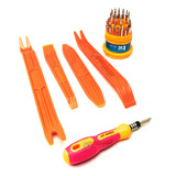 Kit Espátula Forro Porta Painel Chave Fenda Philips Torx