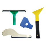 Kit Espátulas Aplicação De Película Insulfilm Limpeza
