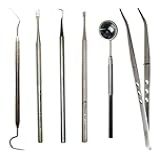 Kit Especial De Instrumentos Limpeza De Tártaro C 6 Peças