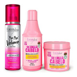Kit Especial Desmaia Cabelo   Bye Bye Volume Forever Liss