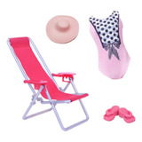 Kit Especial Para Barbie - 4 Produtos Praia E Piscina 