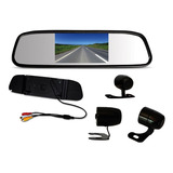 Kit Espelho Retrovisor Com Tela Lcd