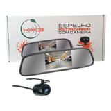 Kit Espelho Retrovisor Lcd 4 3 Câmera Ré Kx3 Gm Prisma