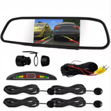 Kit Espelho Retrovisor Sensor De Estacionamento Câmera De Ré
