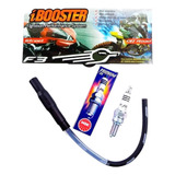 Kit Esportivo Ibooster F3 Preto Ngk Iridium Cg Titan 160