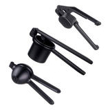 Kit Espremedores Alho Batata E Limão Preto Weck