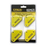 Kit Esquadro Magnético 4 Pçs 5kg Keml 5