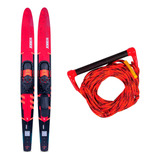 Kit Esqui Aquático Allegre Vermelho E