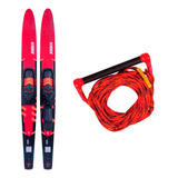 Kit Esqui Aquático Allegre Vermelho E Cabo Vermelho Jobe
