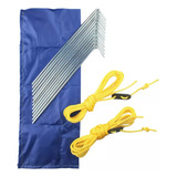 Kit Estacas Espeques Barracas Camping Aço Ntk Nautika 15 Pçs