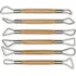 Kit Esteca De Arame Ponta Dupla 06 Peças Sft062