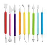 Kit Estecas 8 Ferramentas Para Massas Argila Modelagem Esculpir Biscuit Artesanato Modelar