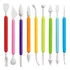Kit Estecas 9 Ferramentas Para Massas  Argila  Modelagem  Massinha  Biscuit Kinneken